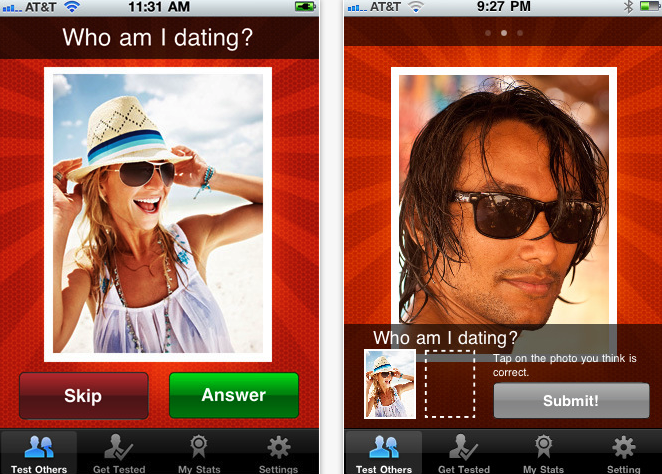 Relationship Tester App Screenshot