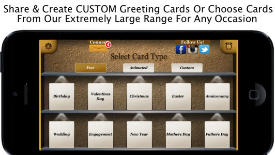 Animated eCards for iPhone