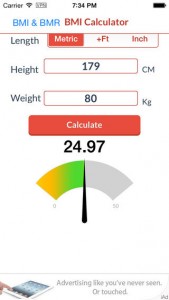 BMI Calculator for iPhone