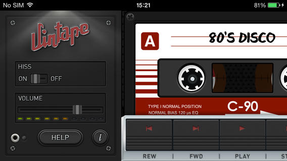 Vintage Cassette Tape App