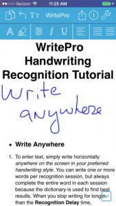 WritePad Pro for iPad