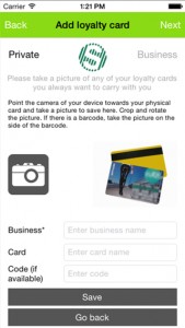 iPhone StampKey for Card Management