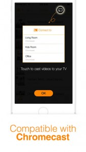 iPhone Zimly with Chromecast App