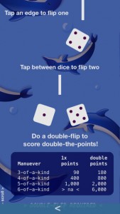 iPhone Flipping Dice App