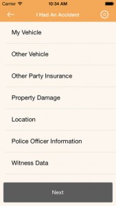 iPhone Traffic Incident Gathering App